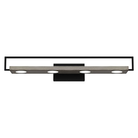 QUOIZEL Winnett Integrated LED Matte Black Bath Bar WINN8532MBK